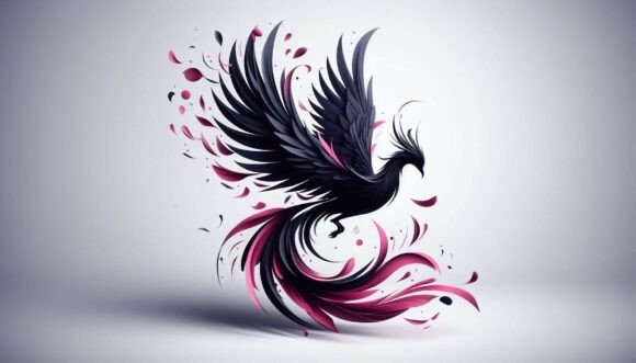 Download Black Magenta Phoenix - Premium Resources