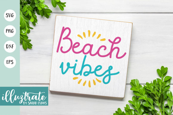 Download Beach Vibes SVG Cut File | Summer SVG - Beach vibes svg cut file Collection